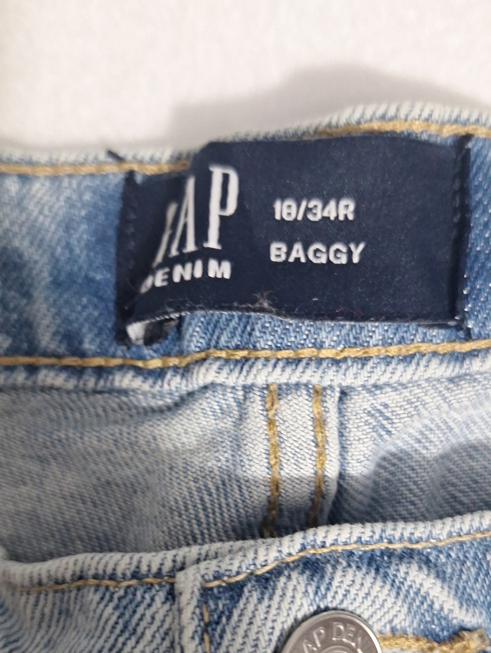 GAP Baggy Mid Rise Super Wide Leg - Picture 3 of 6